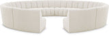 Infinity - 12 Piece Boucle Modular Sectional