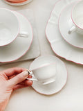 Amelie 2 Espresso Cups & Saucers