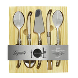French Home Laguiole 5 Piece Hostess Set - Faux Ivory