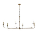 Nottaway Large Bronze Chandelier