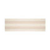 French Home 18”X 57” Cream and Tan Striped Runner