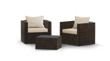 Transformer Patio Conversation Set - Modular 3 Piece to 5