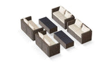 Transformer Patio Conversation Set - Modular 12 Piece to 20