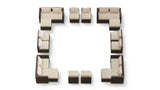 Transformer Patio Conversation Set - Modular 12 Piece to 20