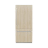 ZLINE 36" Panel Ready Built-In Bottom Freezer Refrigerator,Water Dispenser, Ice Maker, RBIT-36