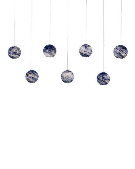 Palatino 7-Light Linear Multi-Drop Pendant