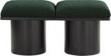 Pavilion - 2 Piece Modular Bench With Black Base