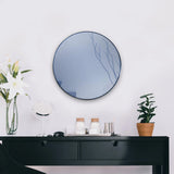 Broidy Round Mirror- Sapphire Blue