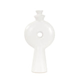 Matte White Towel Vase - Small