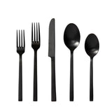 Viggo Black 20pc Flatware Set