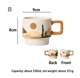 Art Ceramic Coffee Cup Stylish Tea Mug