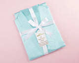 Elegant Lace Kimono Robe - Aqua