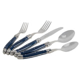 Laguiole Connoisseur 18/10 Stainless-Steel Navy Flatware Set
