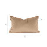 Qivuit Camel 14x22 Poly Filled Pillow