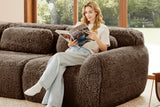 MELLOW 114" 3-Seater Sofa with 2 Ottomans