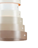 Graduation Small Taupe Chandelier