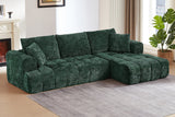 ELARA 108" Chenille Right Chaise Sofa