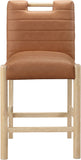 Aimee - Counter Stool - Light Brown Legs