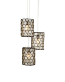 Regatta 3-Light Round Multi-Drop Pendant