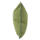 24 x 24 Outdoor Pillow with Dec Cord- Seascape Moss- Poly Insert
