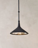 Manuscript Medium Black Pendant