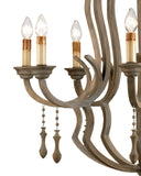 Waterloo Gray Chandelier