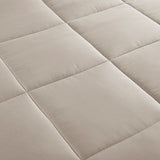 300 Tc Cotton Shell Luxury Down Alternative Comforter, Tan