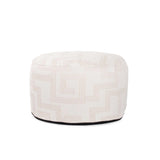 Short Indoor/Outdoor Pouf Syros Natural