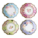 Tea Time Party 9 Inch Premium Paper Plates Set 16