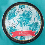 Tropical Chic 9 in. Premium Paper Plates (Set of 8)