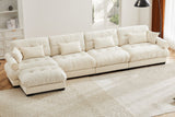 CLOUDIES 173" 4 Seater Sofa with 1 Ottoman