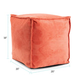 Tall Square Pouf Pana Terra