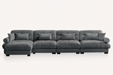 CLOUDIES 173" 4 Seater Sofa with 1 Ottoman