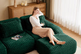 LAURENT 146" 4-Seater Sofa with 1 Ottoman