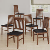 Solid Rubberwood Upholstered Dining Chair