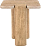 Ravenna - Genuine Fabric Travertine And Oak Wood Table