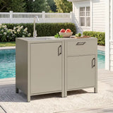 Wholesale Outdoor Aluminum Double-Door Cabinet – Rust-Proof
