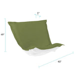 Puff Chair Cover Seascape Moss -Cover Only