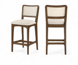Atrium - Counter Stool With Brushed Brown Base (Set of 2)