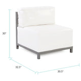 Axis Chair Atlantis White Titanium Frame