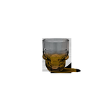 Set of 6 Skull Shot Glasses – 1.75 oz Glass Novelty Drinkware for Halloween Parties, Cocktail Bars & Home Decor