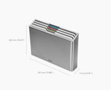 Folio™ Steel 4-piece Stone Chopping Board Set With Stainless-Steel Case