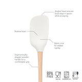 Flex-Core® Silicone and Wood Spoonula