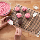 Flex-Core® Mini Spatula + Spoonula with Wood Handle
