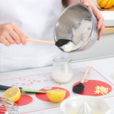 Flex-Core® Mini Spatula + Spoonula with Wood Handle