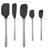 Flex-Core® Silicone and Stainless Steel Spatulas - Set of 5