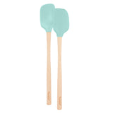 Flex-Core® Mini Spatula + Spoonula with Wood Handle
