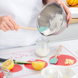 Flex-Core® Mini Spatula + Spoonula with Wood Handle