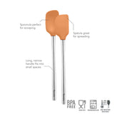 Flex-Core® Mini Spatula + Spoonula with Stainless Steel Handle