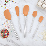 Flex-Core® Silicone and Stainless Steel Spatulas - Set of 5
